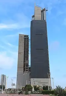 At a height of 300 metres (980 ft), Clifton's Bahria Icon Tower is the tallest skyscraper in Pakistan.