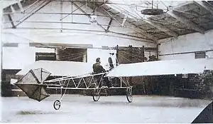 Andrew Blain Baird in the Monoplane circa 1910.