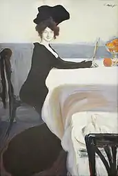 Dinner; 1902, oil on canvas, 150×100 cm, Russian Museum.