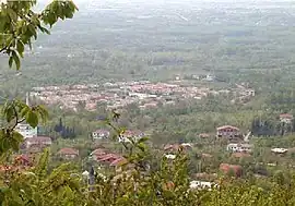 View of Balaban from the hills surrounding the village