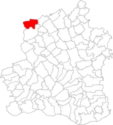 Location in Teleorman County