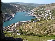 Modern Balaklava - view from the Genoese fortress