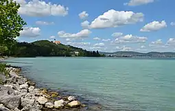 View of Tihany, from Lake Balaton