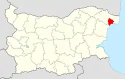 Balchik Municipality within Bulgaria and Dobrich Province.