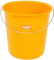 Plastic yellow pail or bucket