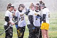 A Yellow Jackets women's lacrosse game in 2022