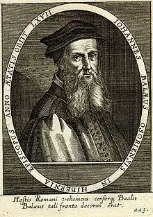 John Bale, controversial historian, playwright and Bishop of Ossory.