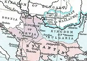 Serbia by 1265, during the rule of Stefan Uroš I of Serbia