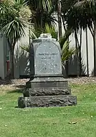 Plinth of the Ballance Memorial