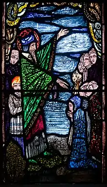 Stained-glass created by Harry Clarke
