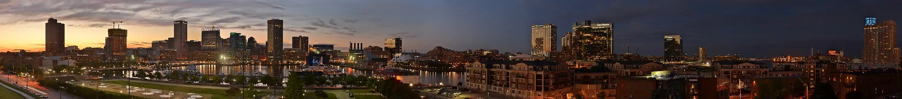 Panorama of the Inner Harbor