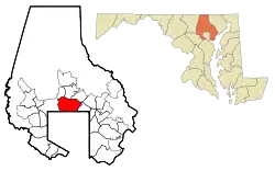 Location within Baltimore County