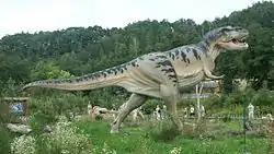 Tyrranosaurus model in Bałtów Jurassic Park