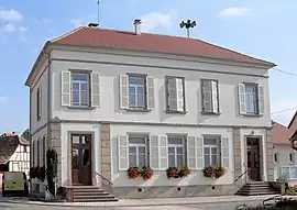 The town hall in Baltzenheim