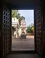 Nandi mandapa from inside