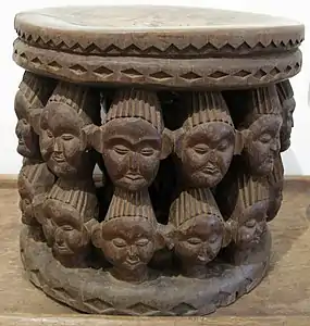 Stool used by notables of the Fon's (kings) of the Bamileke court