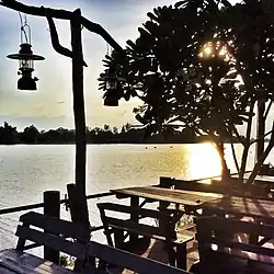 Chao Phraya River in tambon Ban Kluai, Mueang Chai Nat District