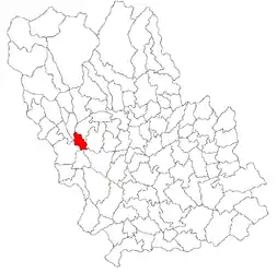 Location in Prahova County