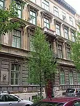 The Bánffy apartment building (bérház) (Károlyi Berg, 1871), Reviczky utca 7. Built for Count György Bánffy.