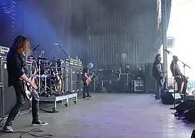 Bang Tango performing in 2017