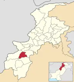 Bannu district in Khyber Pakhtunkhwa