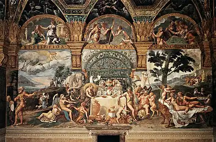 Giulio Romano, Palazzo Te, Mantua, Cupid and Psyche