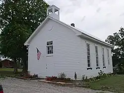 Historic schoolhouse in Cross Creek Township