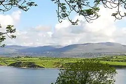 Whiddy Island seen from the south shore of Bantry Bay