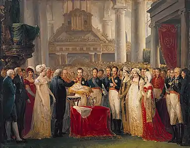 Baptism of King William III of the Netherlands in the Temple of the Augustinians, 1817