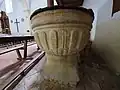 Baptismal font, c. 18th century.