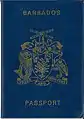 Barbadian passport as issued in 1990s