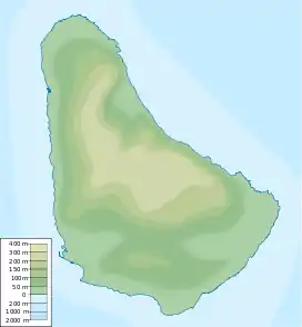 Mount Hillaby is located in Barbados