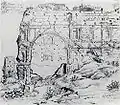 Ruins of Barbara Baths by Alexandre Wiltheim, c. 1620