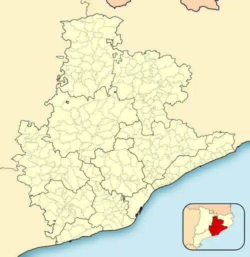 Berga is located in Province of Barcelona