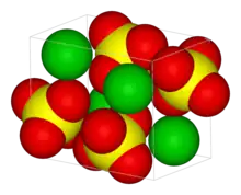 3D model of barium sulfate