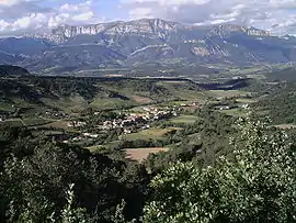 The village and the Glandasse mountain