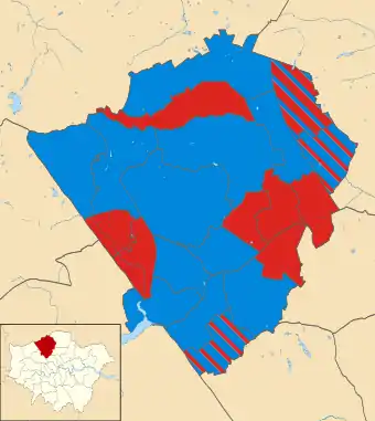 2018 results map