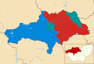 2011 results map