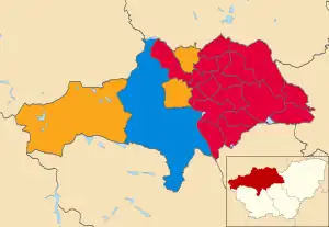 2021 results map