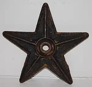 "Barnstar" anchor plate