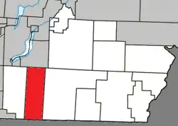 Location within Coaticook RCM