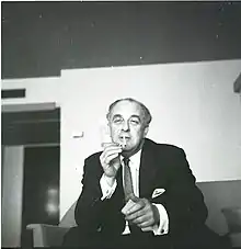 Baron Nathan during a 1962 visit to Israel