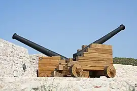 Barone Fortress in Šibenik, cannons