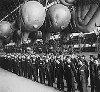 WAAF Barrage Balloon crews at RAF Cardington.