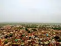 Top View of Barsana from Radha Rani Temple