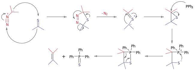 Barton-Kellogg reaction mechanism