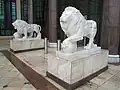 Lion sculptures in Trafford Palazzo