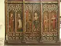 Some paintings from the 15th-century Rood Screen in St Michael and All Angels church, Barton Turf