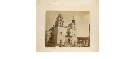 Basílica colegiata de Nuestra Señora de Guanajuato in 1894.