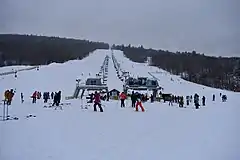 The Face of West Mountain Ski Area in Queensbury, NY.